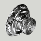 XW455 Polished Stainless Steel Centre - 72 Spoke